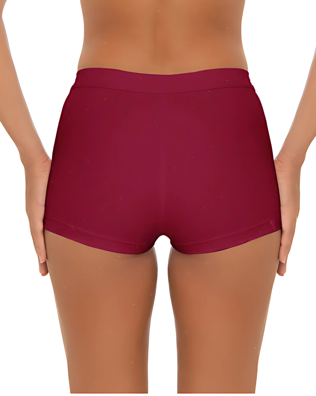 Maddie Boyshorts Cut Bottom – Shiny Magenta