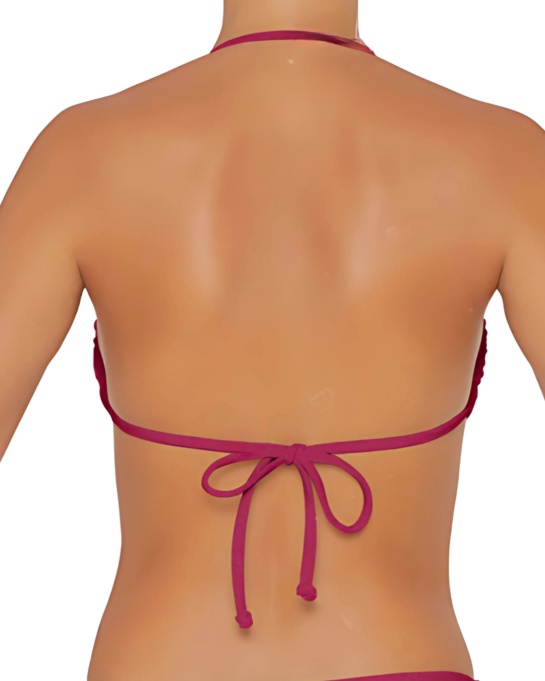 Lina Adjustable Cup Bikini Top – Shiny Magenta
